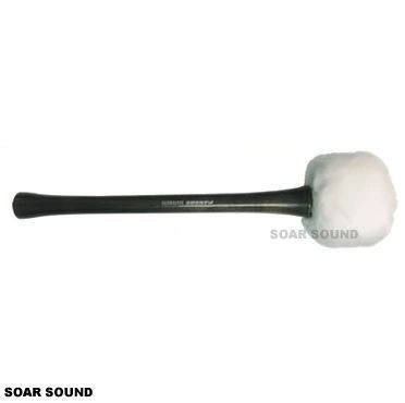 Ludwig ラディック コンサート バスドラム用マレット ソフトホワイトパイル ラージ メイプルシャフト L 308 大太鼓用 バチ