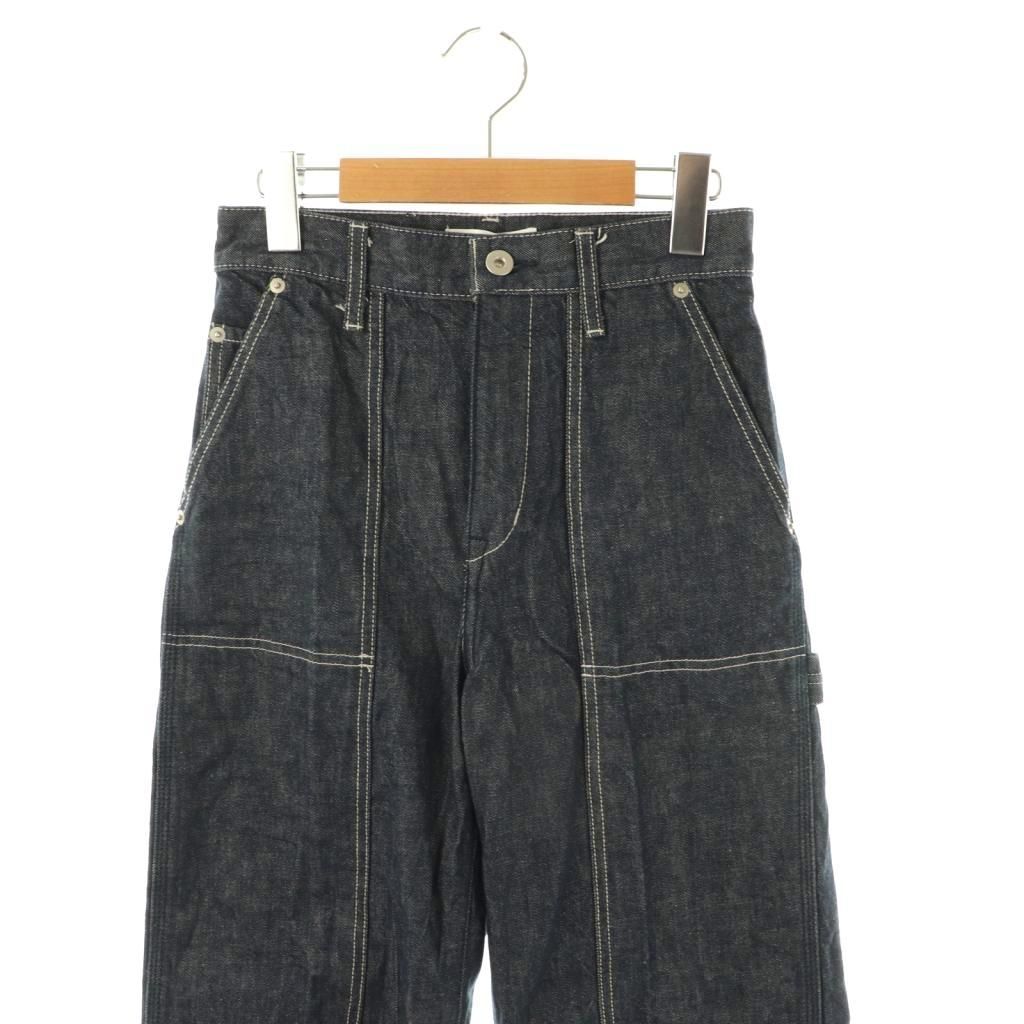 エブール ebure 25SS 11.5オンスデニム パンツ ストレート ジッパー