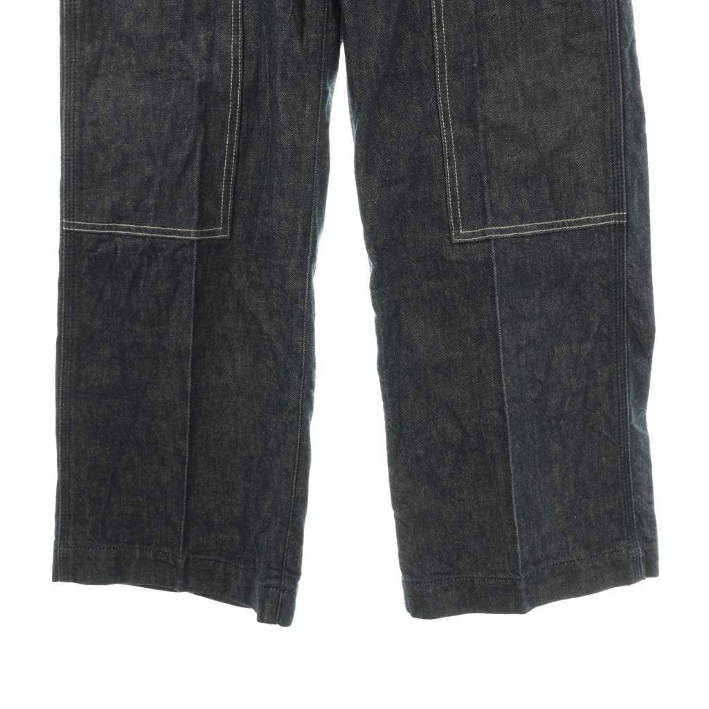 エブール ebure 25SS 11.5オンスデニム パンツ ストレート ジッパー