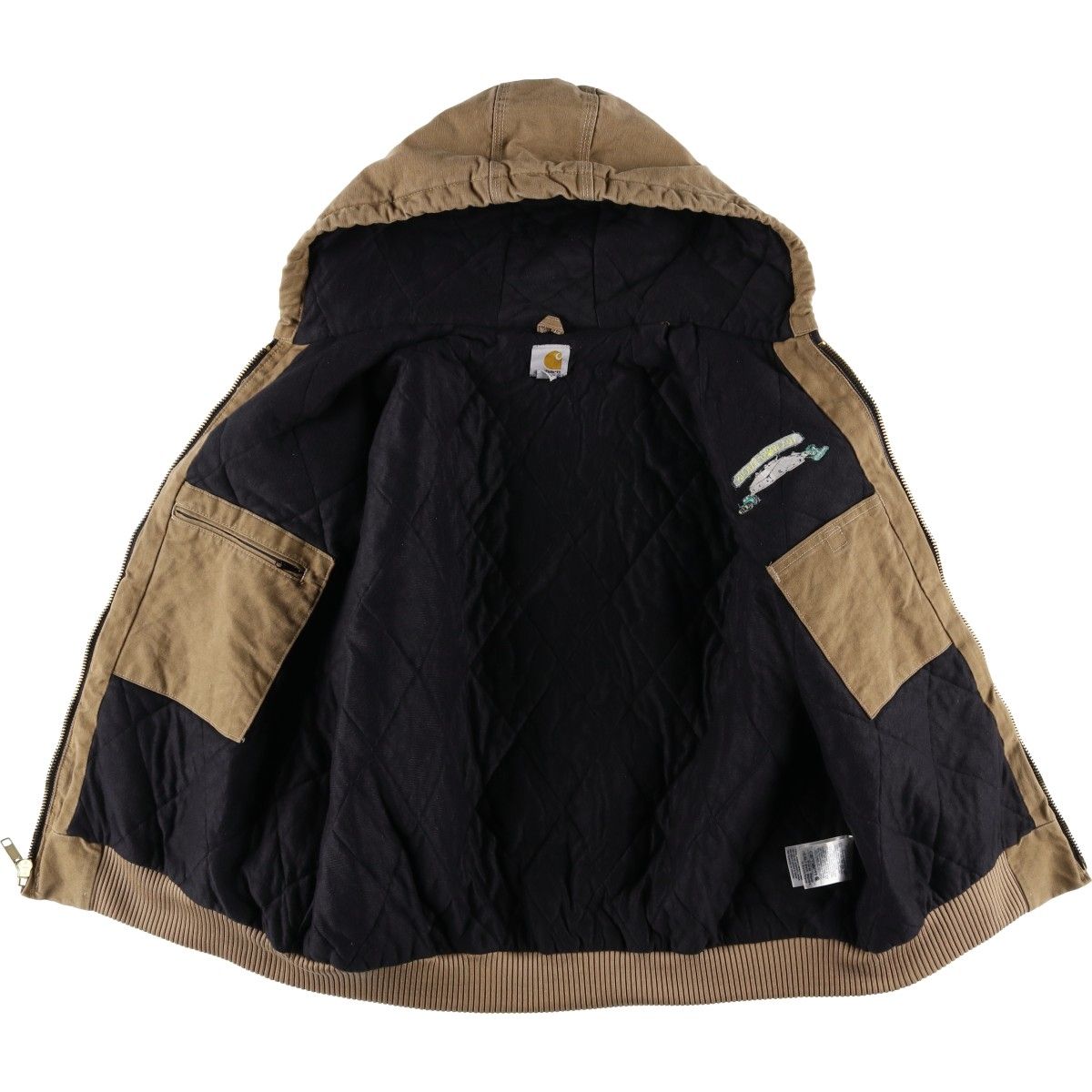 古着 カーハート Carhartt アクティブジャケット 中綿入り ダック
