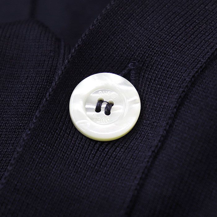 美品【Mサイズ】グッチ☆ エンブロイダリー　刺繍　ロゴ　薄手カーディガン　レア 極美品】GUCCI グッチ カーディガン GG ロゴ 刺繍 エンブロイダリー