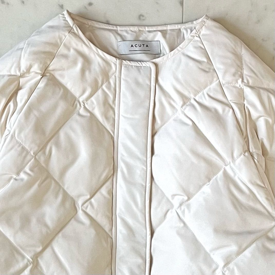 未使用　ACUTA アーバンリサーチ コクーン　キルティングダウン ノーカラー 人気//URBAN RESEARCH アーバンリサーチ コクーンキルティングダウン