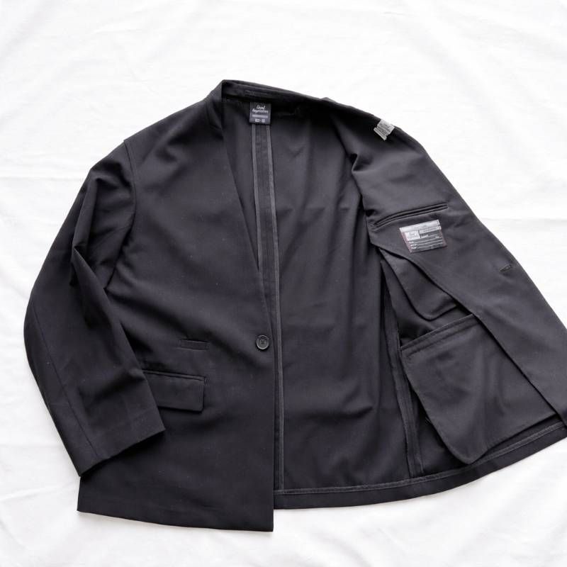 GU×MIHARA YASUHIRO ノーカラージャケット＆テーパードトラウザー GU×MIHARA YASUHIRO ノーカラージャケット＆テーパードトラウザー