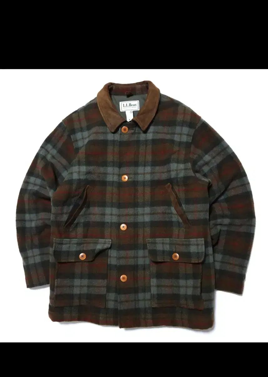 L.L.Bean チェック 本物 ウール ジャケット 70s USA製 L.L.Bean
