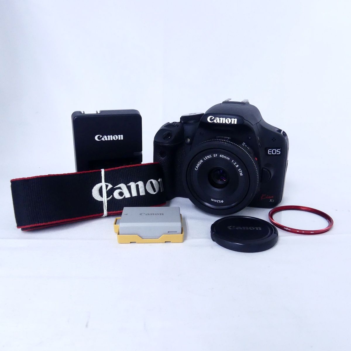Canon キヤノン EOS Kiss X3 + EF 40mm 1:2.8 STM デジタル一眼カメラ