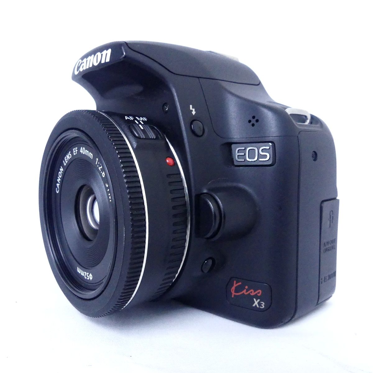 Canon キヤノン EOS Kiss X3 + EF 40mm 1:2.8 STM デジタル一眼カメラ