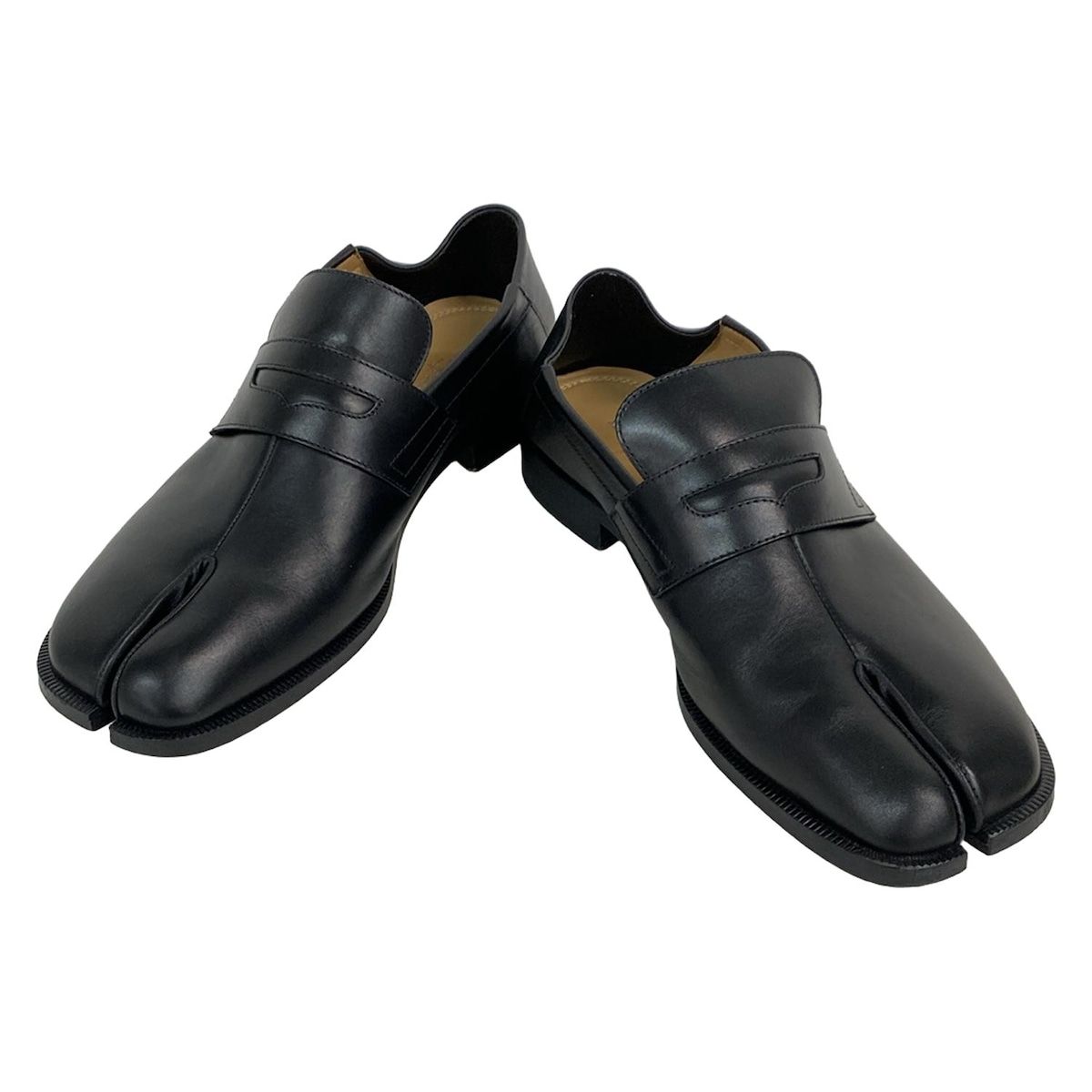 Maison Margiela メゾンマルジェラ ローファー 43 タビ 黒 足袋 レザー