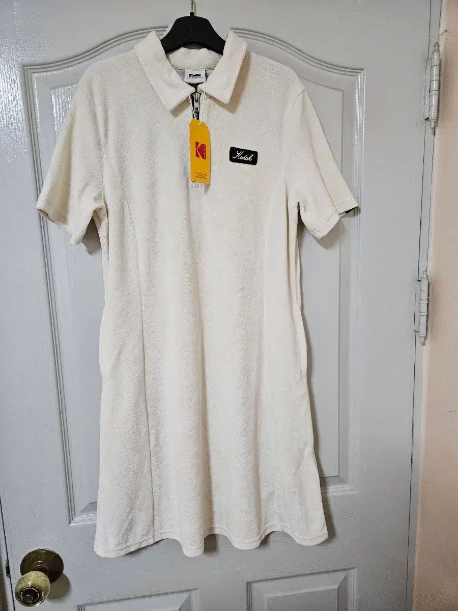 コダック テリー ポロ ワンピース アイボリー90