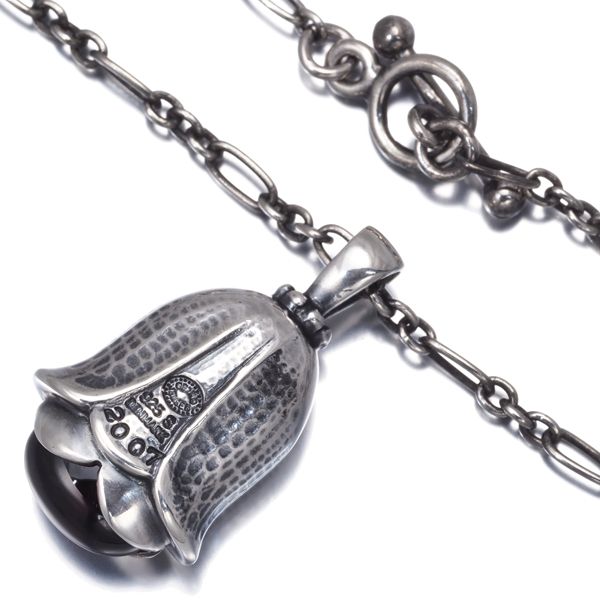 ジョージジェンセン ネックレス ガーネット ヘリテージ 2007 シルバー