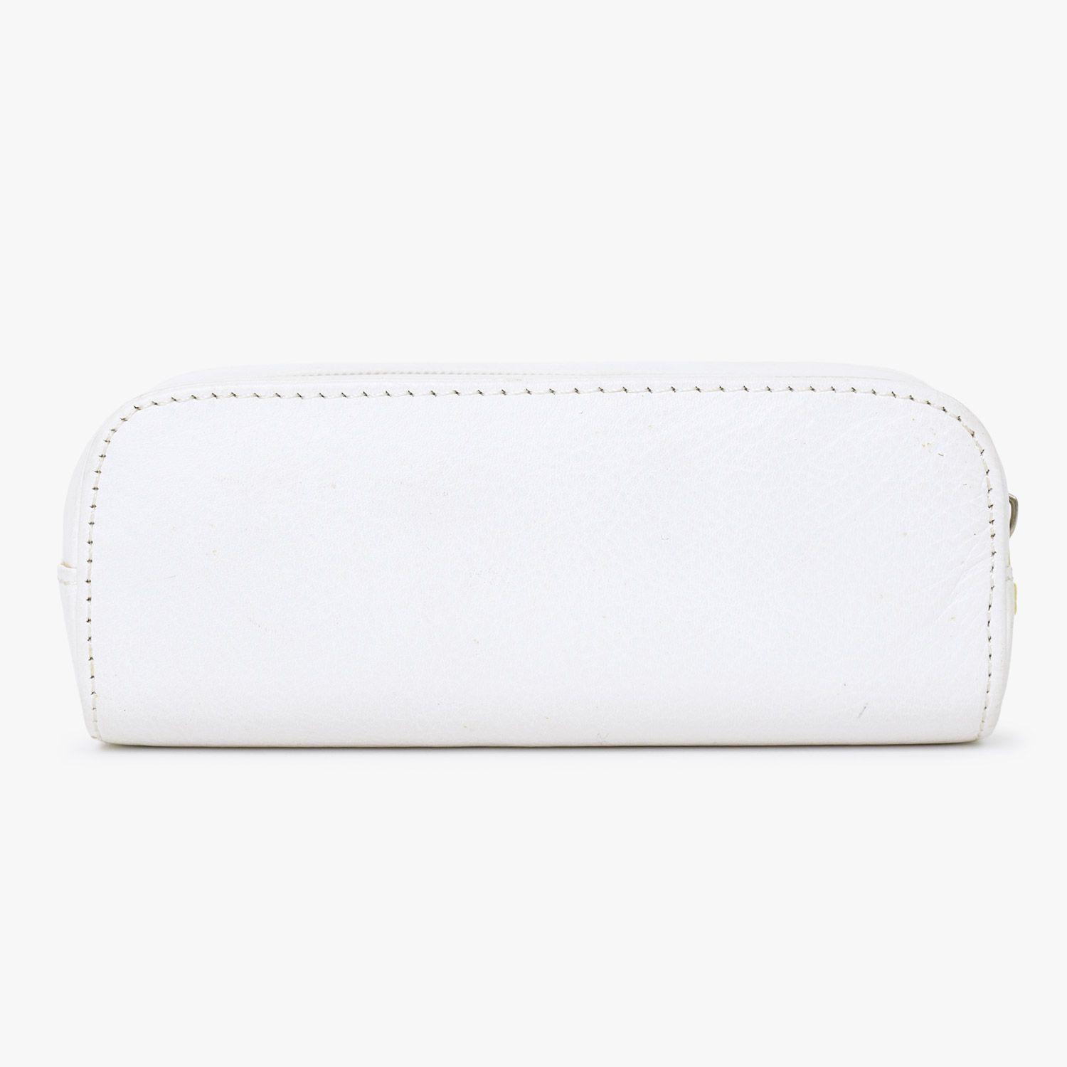 CHROME HEARTS クロムハーツ メガネケース ポーチ レザー ホワイト 65519