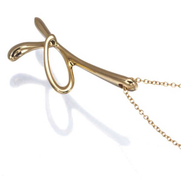 ティファニー ネックレス レター イニシャル K K18YG #176751 - メルカリ