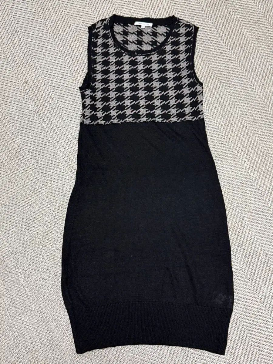 PATRIZIA PEPE ハウンドトゥース ブラック ニット ONE PIECE S