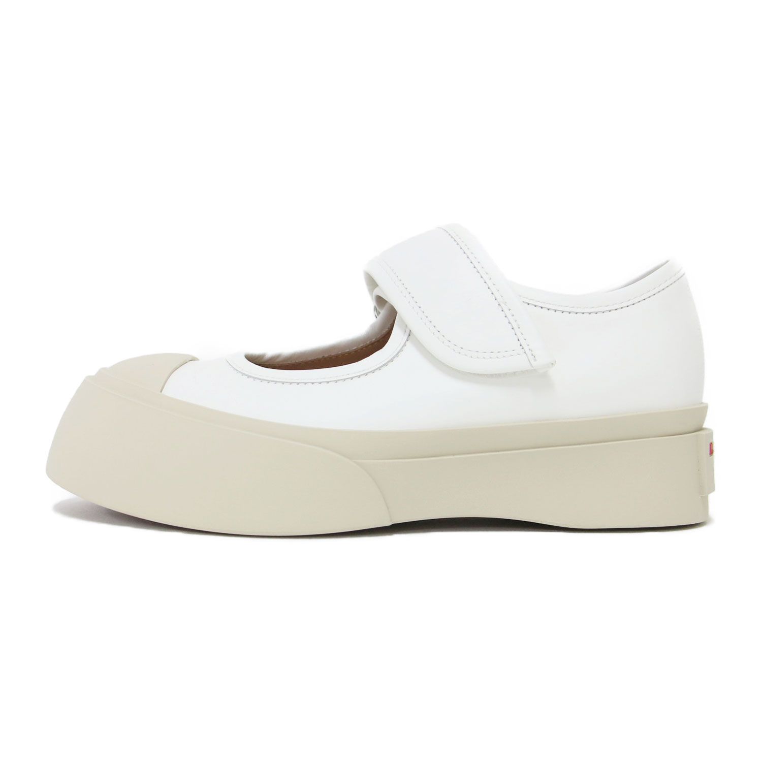 Marni PABLO メリージェーンスニーカー Grey leather Mary Jane sneaker | Marni