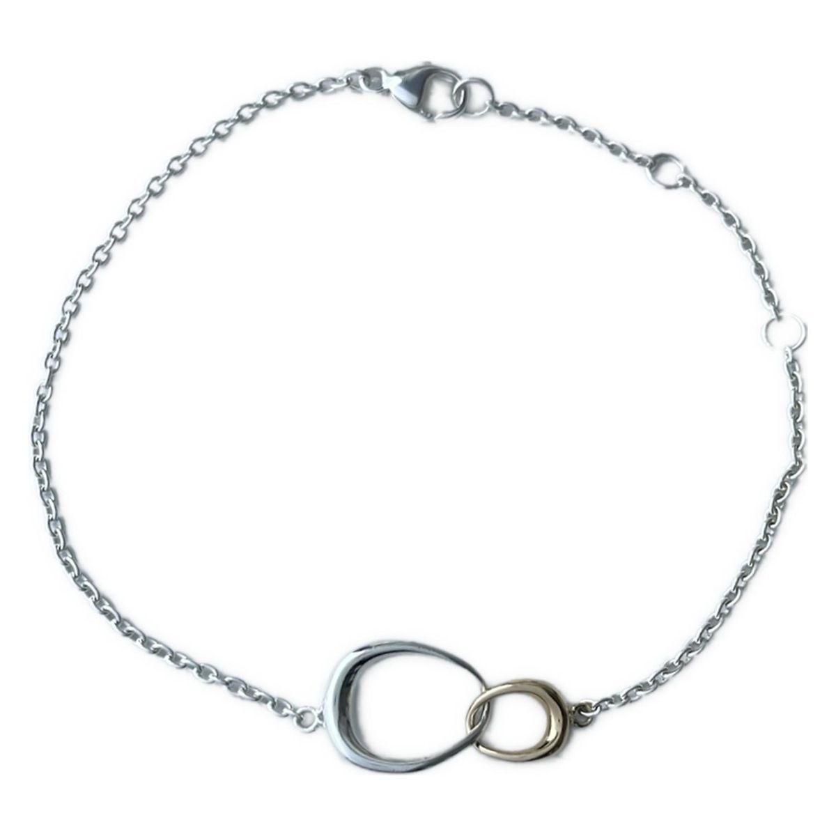 GEORG JENSEN ジョージジェンセン ブレスレット K 18 PG シルバー