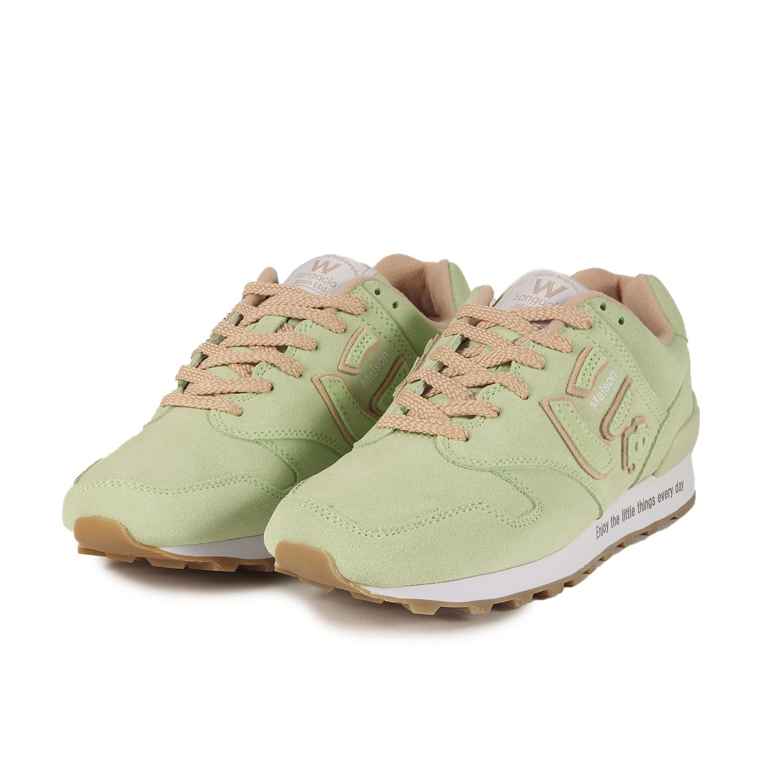 SANGACIO スニーカー US 6.5 グリーン/ベージュ 新品】Sangacio サンガッチョ サイズ:US6.5(24.5cm) | Wakos Room