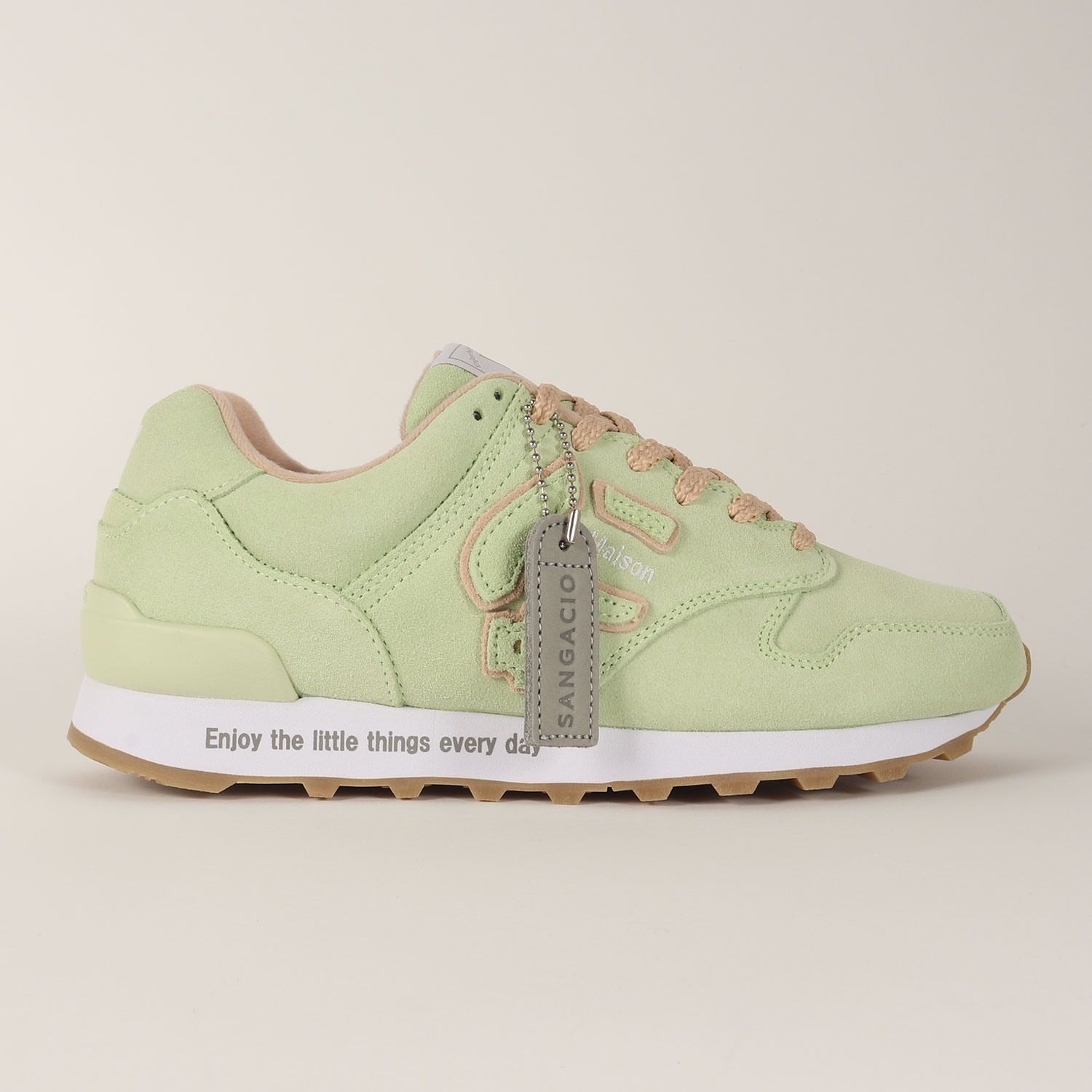 SANGACIO スニーカー US 6.5 グリーン/ベージュ 新品】Sangacio サンガッチョ サイズ:US6.5(24.5cm) | Wakos Room
