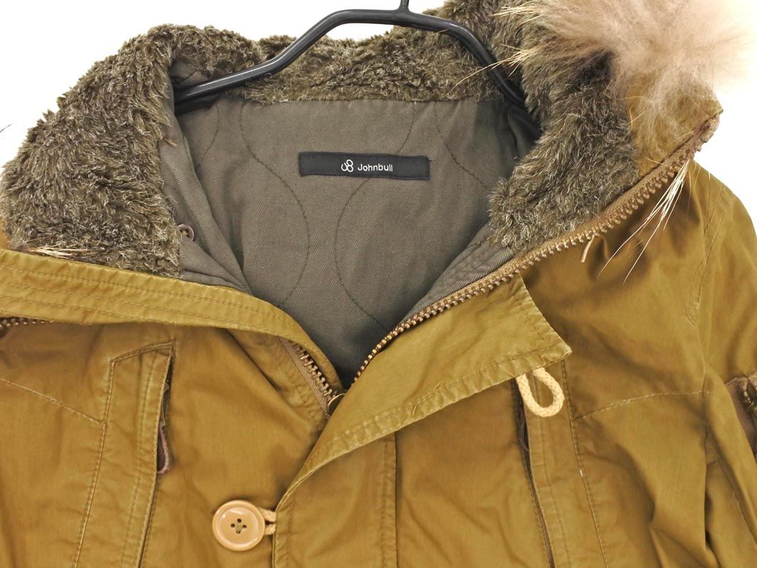 johnbull ジョンブル チャイニーズラクーンファー 2WAY モッズ コート