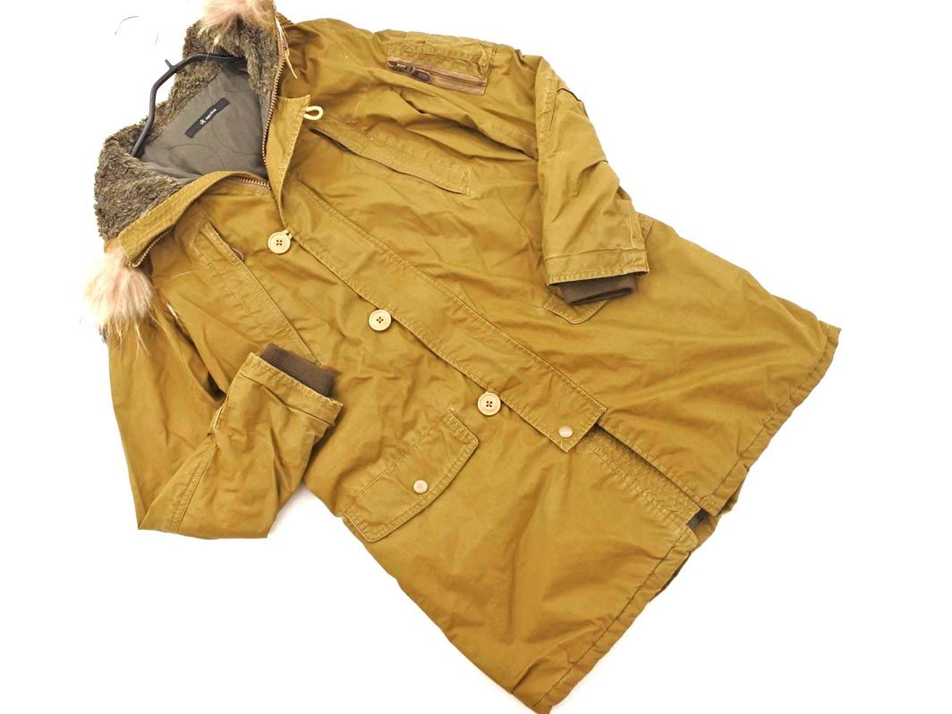 johnbull ジョンブル チャイニーズラクーンファー 2WAY モッズ コート