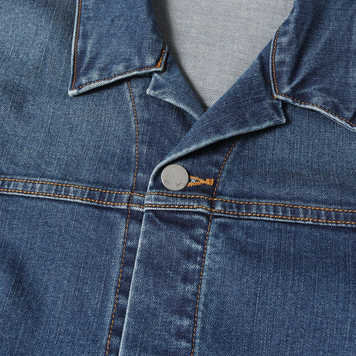 美品】ATTACHMENT アタッチメント ジャケット インディゴ サイズ:3