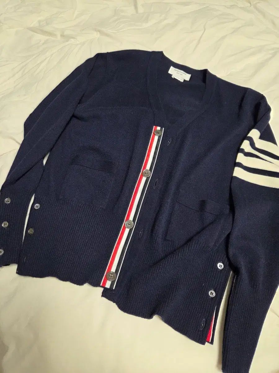 トム ブラウン ネイビー カシミア カーディガン サイズ3