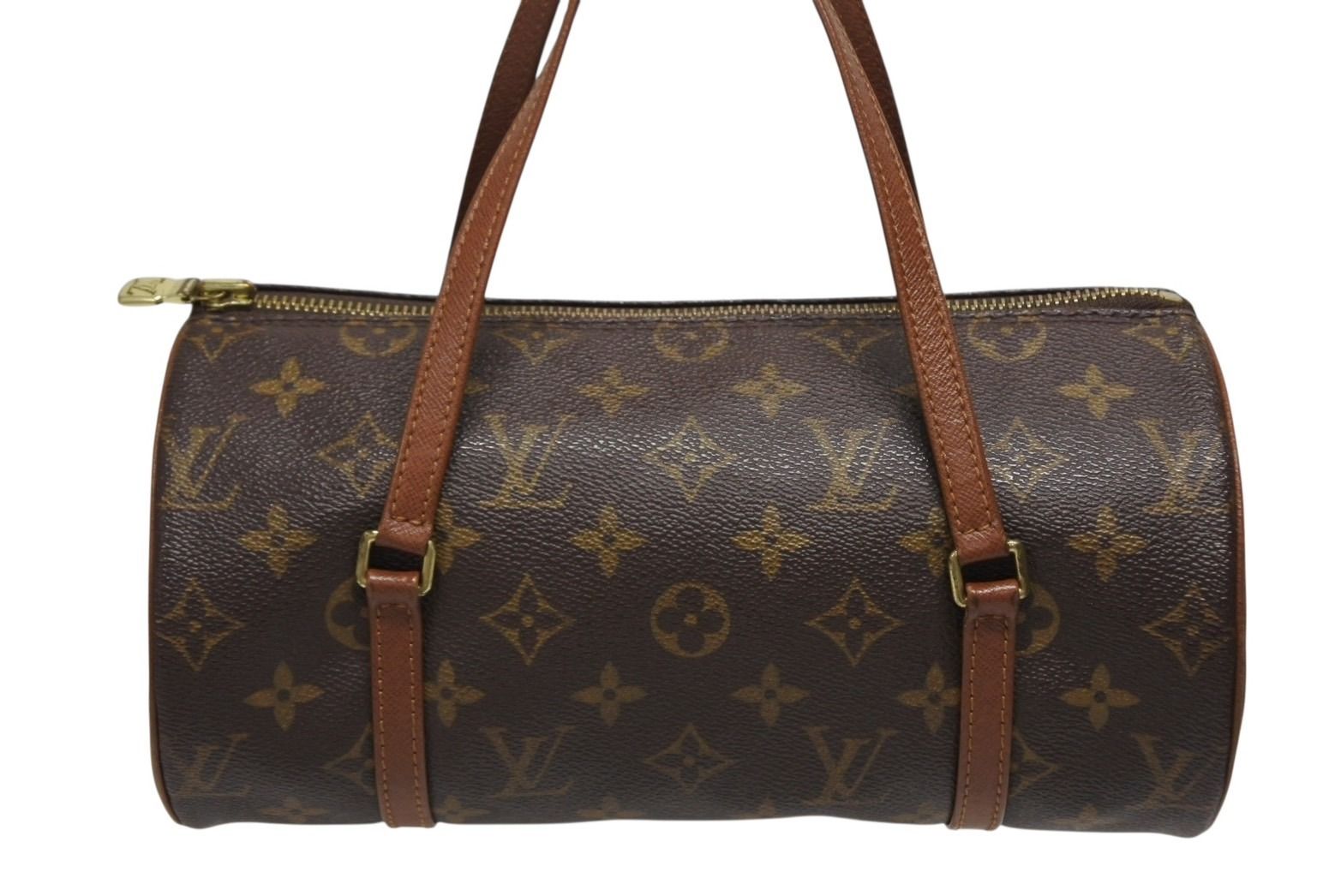 LOUIS VUITTON ルイヴィトン パピヨン26 ハンドバッグ M 51386 モノグラム ブラウン ゴールド金具 4 b 010369