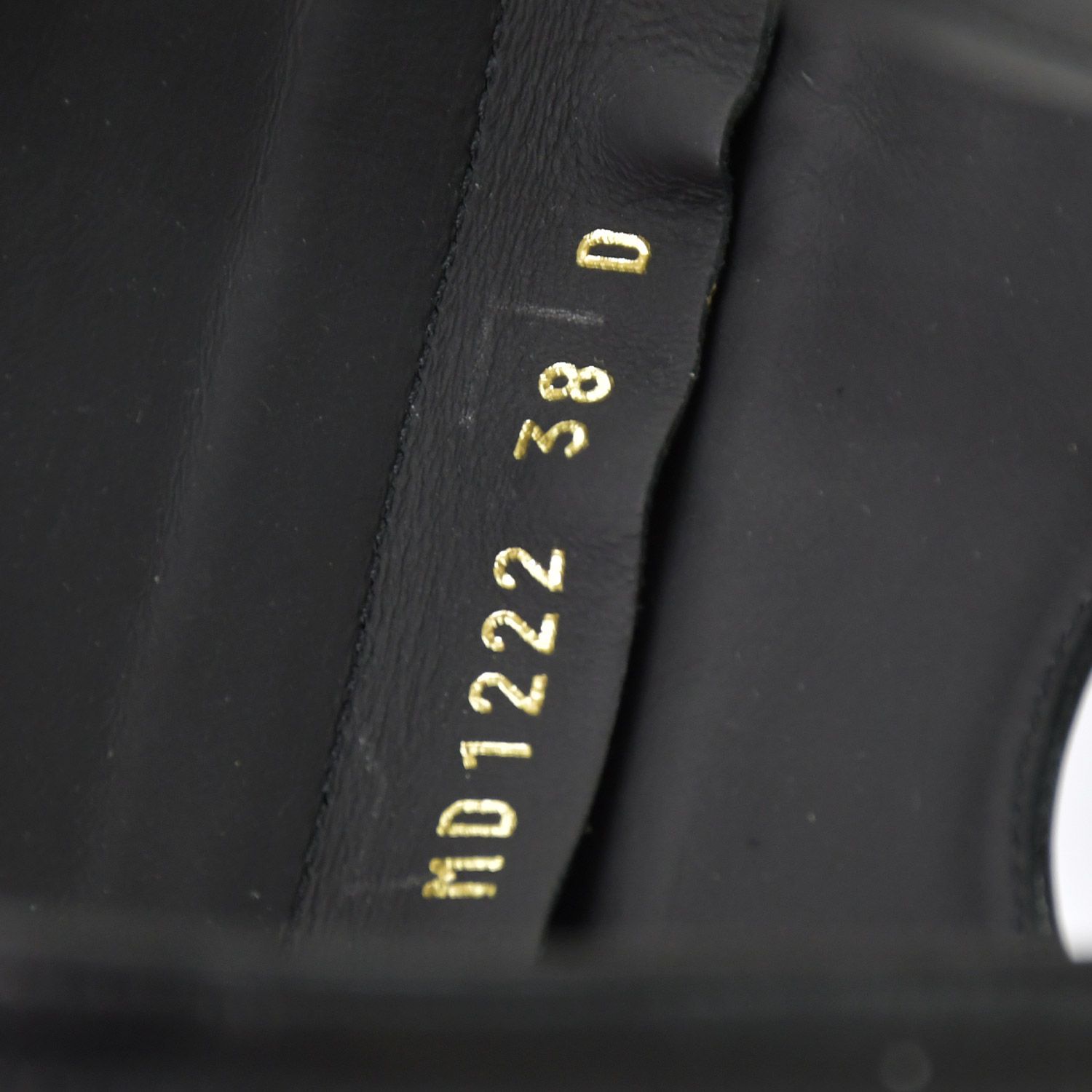  Christian Dior クリスチャンディオール ボンテージ ストラップ ロングブーツ パンプス MD 1222 サイズ38 ブラック 4 b 010481 ロングブーツ ブーツ