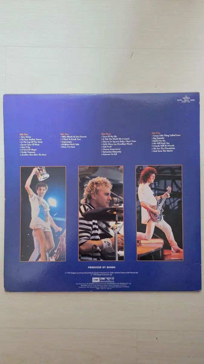 QUEEN 86 年 ウェンブリー ライブ LIVE 2 LP 早い ミントグレード