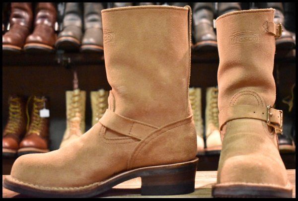 8C 美品 12年】WESCO ウエスコ カスタムボス スエード エンジニア