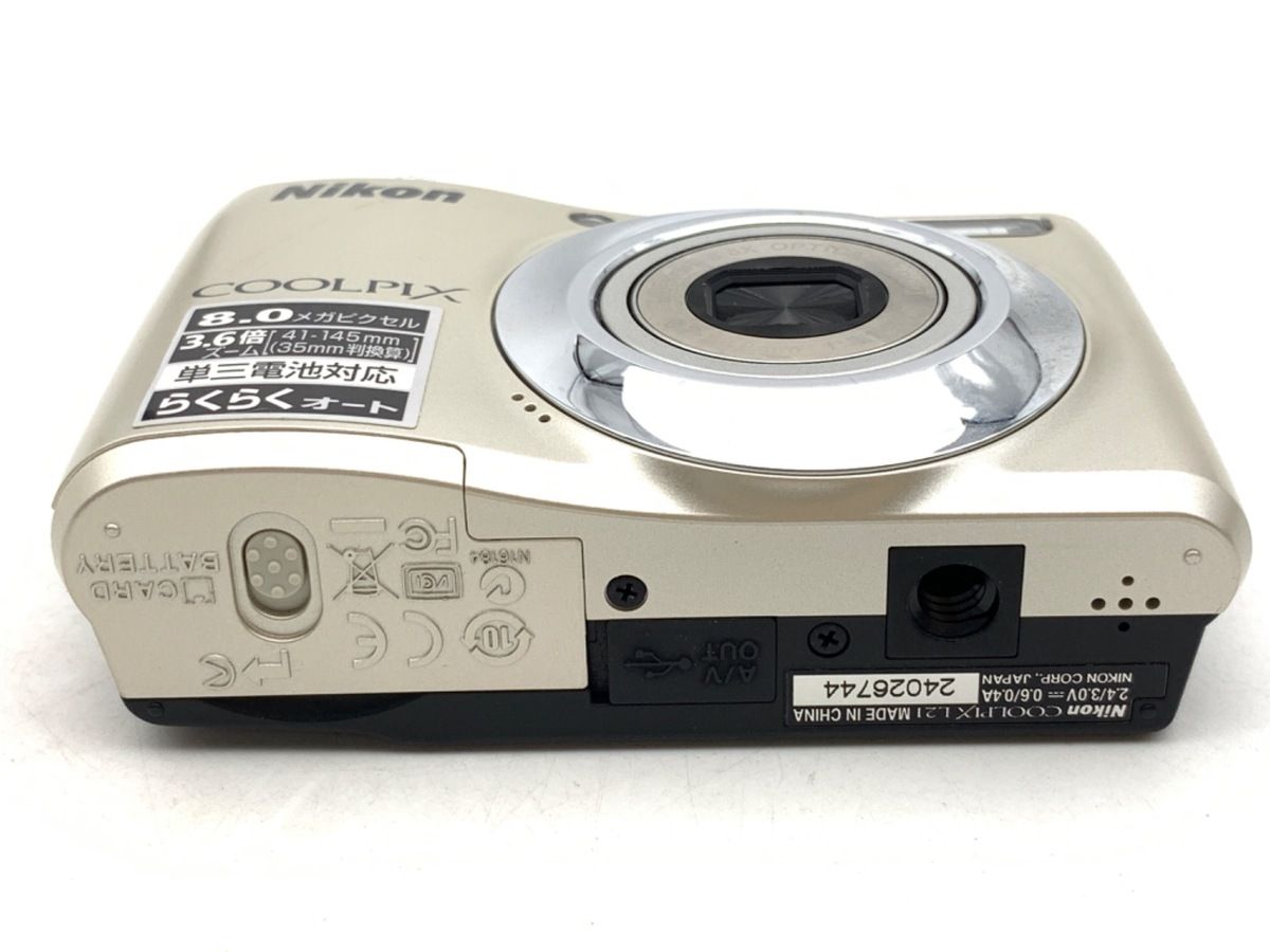 中古】 【並品】 ニコン COOLPIX L21 シルバー - メルカリ