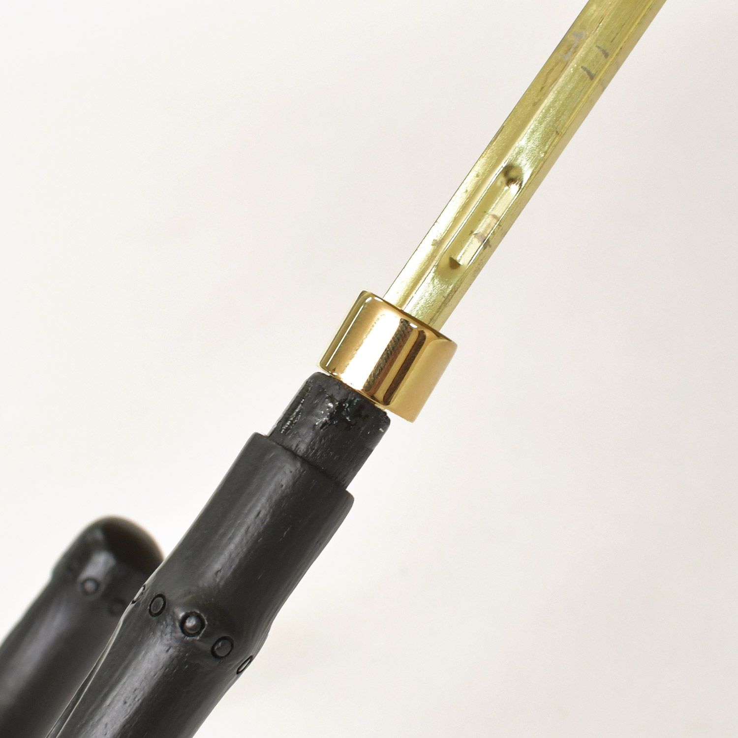  GUCCI グッチ 折りたたみ傘 アンブレラ GG柄 総柄 ポリエステル ウッド ベージュ ブラウン イタリア製 4 b 010120 その他 アクセサリー