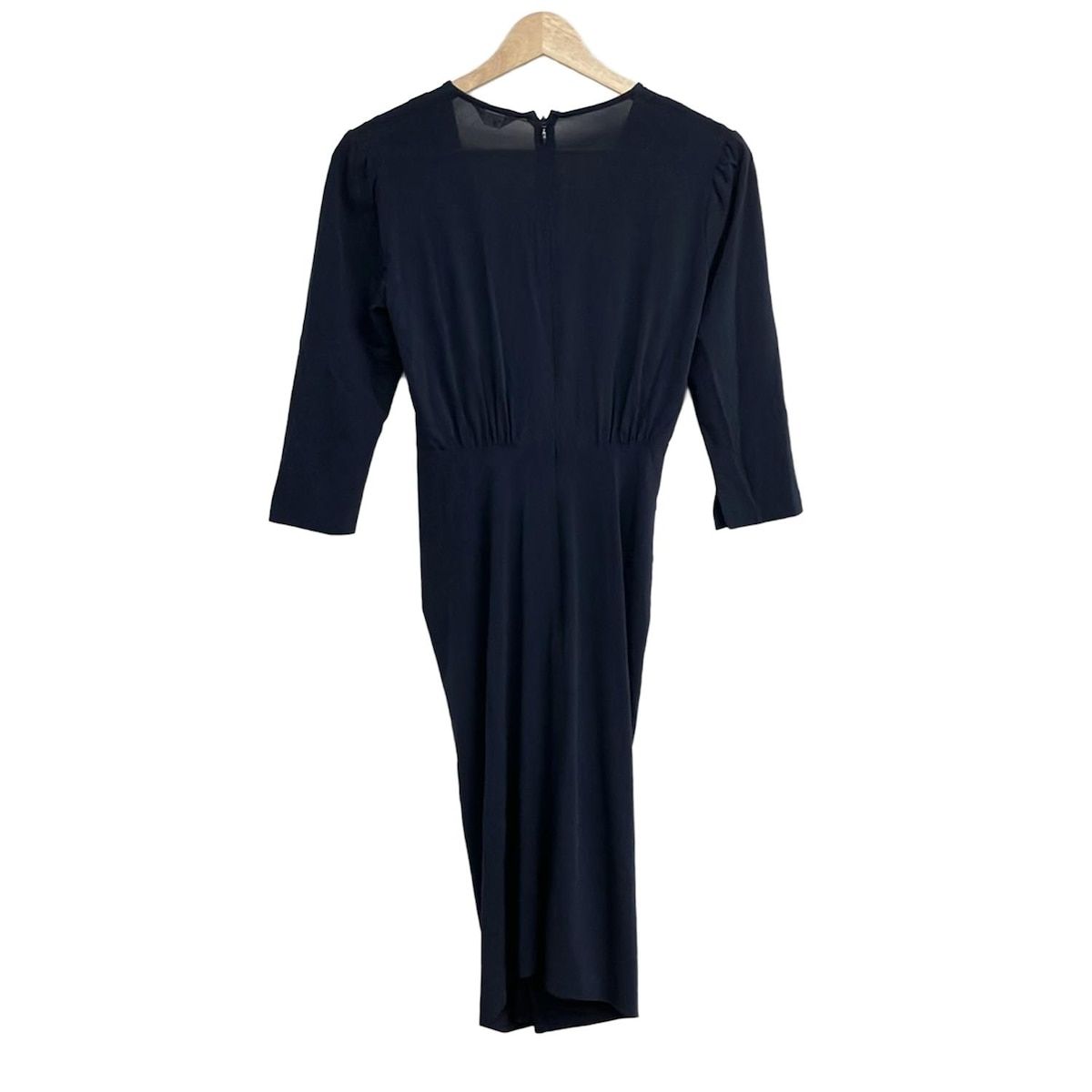 kay me ケイミー カシュクールワンピース サイズ7 タグ付き未使用品 Kay me 琉球紅型「あまいろ」カシュクールワンピース7号 未使用 kayme