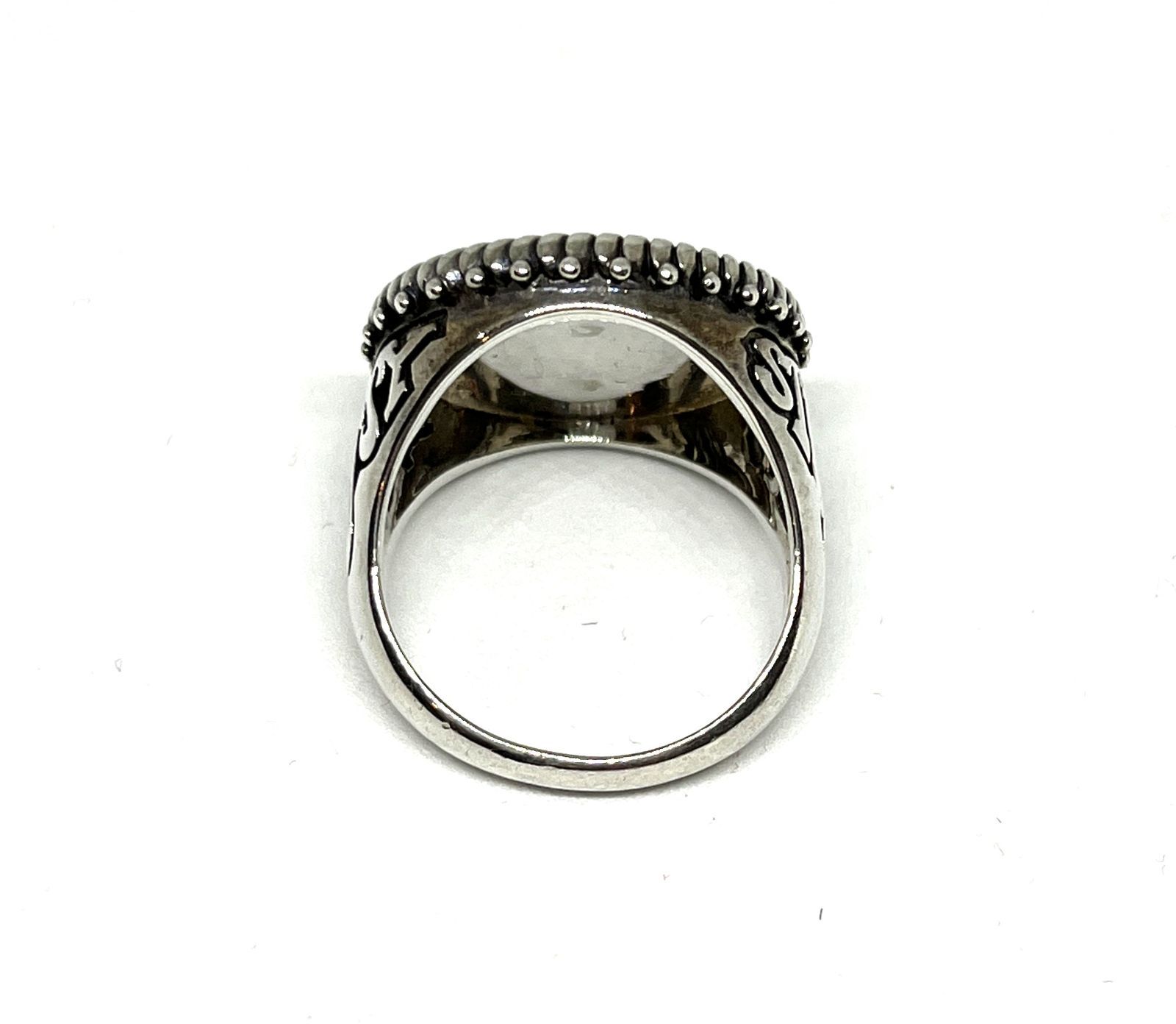 STUSSY｜ステューシー SOVEREIGN RING リンクロゴ ソブリン リング 