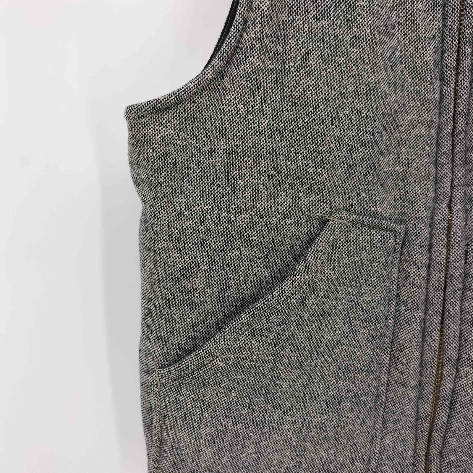 POST OVERALLS(ポストオーバーオールズ) USA製 NORTH WEST 2 ノースウェスト 2 ジップアップ ツイード ベスト メンズ JPN：XS 【中古】【ブランド古着バズストア】 ポストオーバーオールズ POST OVERALLS USA製 NORTH WEST 2