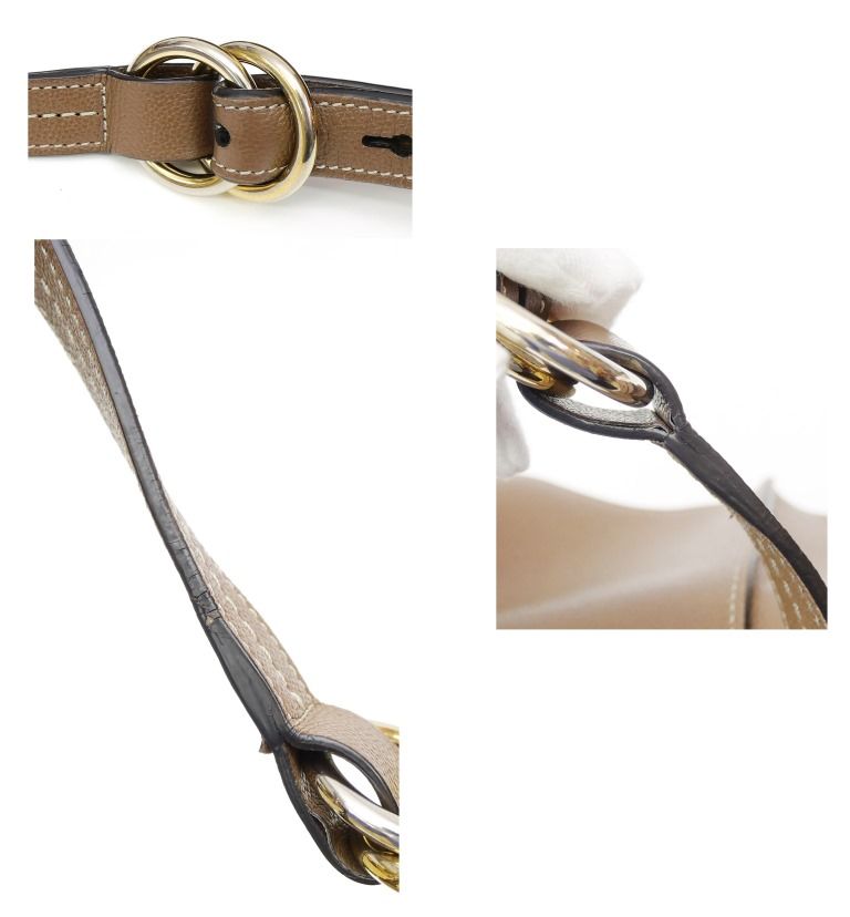 ショルダーバッグ ブラウン