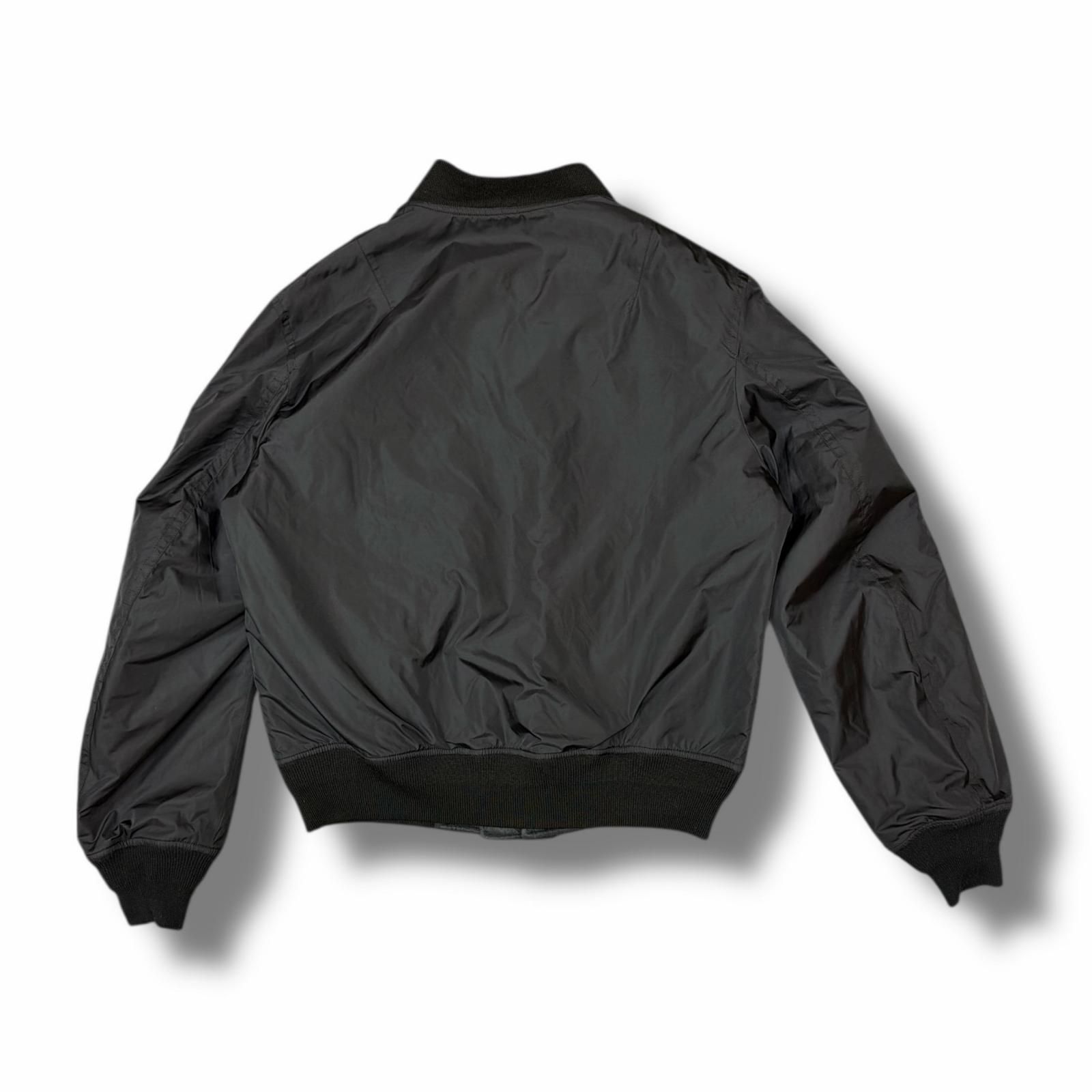 Yohji Yamamoto POUR HOMME NYLON TWILL REVERSIBLE BOMBER JACKET