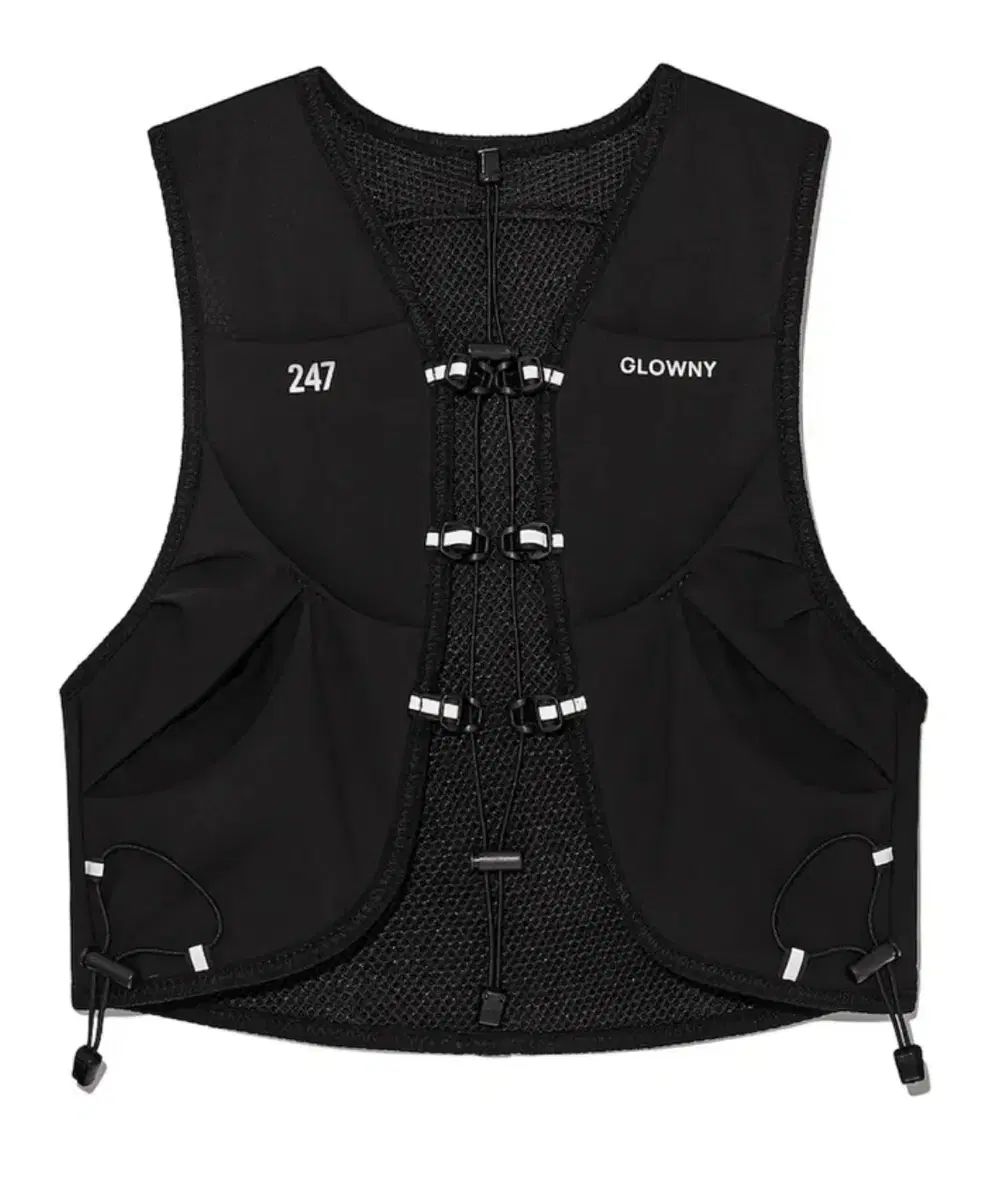 GLOWNY グロウニー トレイル ベスト ブラック