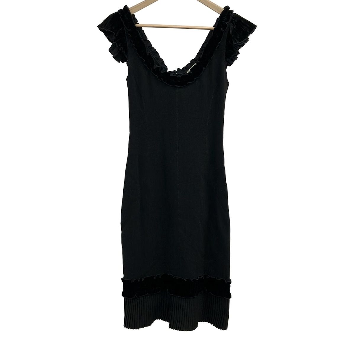 ♡アンナモリナーリ♡ベルベットワンピース40 ♡アンナモリナーリ♡ベルベットワンピース40