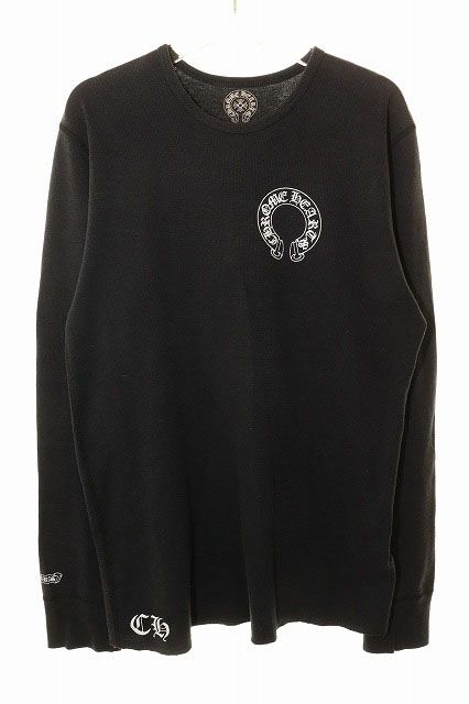 クロムハーツ CHROME HEARTS THERMAL TEE BLACK L 2212-304-0340