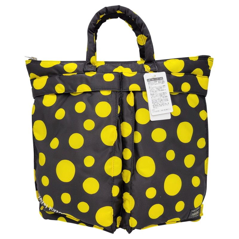 XLARGE エクストララージ × PORTER ポーター YAYOI KUSAMA 草間彌生 2 WAY HELMET BAG ヘルメット バッグ ドット柄 コラボ 鞄 カバン 188-251219-ay-10-izu