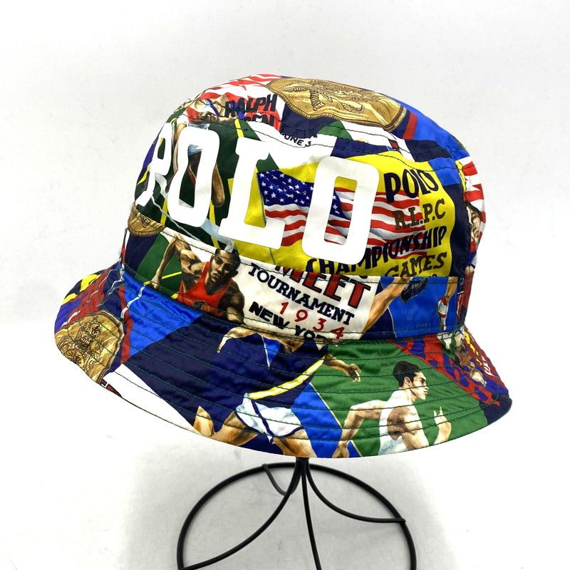 品 POLO RALPH LAUREN ポロ ラルフローレン OLYMPIC HAT リバーシブル オリンピック バケットハット 帽子 服飾雑貨 185-251219-ay-05-izu