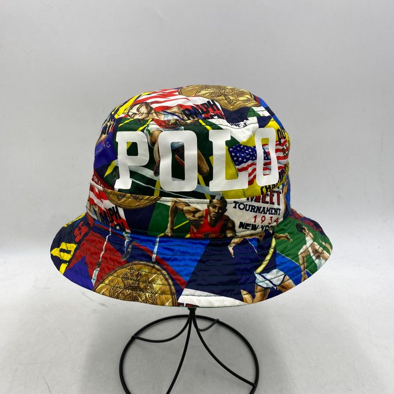 品 POLO RALPH LAUREN ポロ ラルフローレン OLYMPIC HAT リバーシブル オリンピック バケットハット 帽子 服飾雑貨 185-251219-ay-05-izu