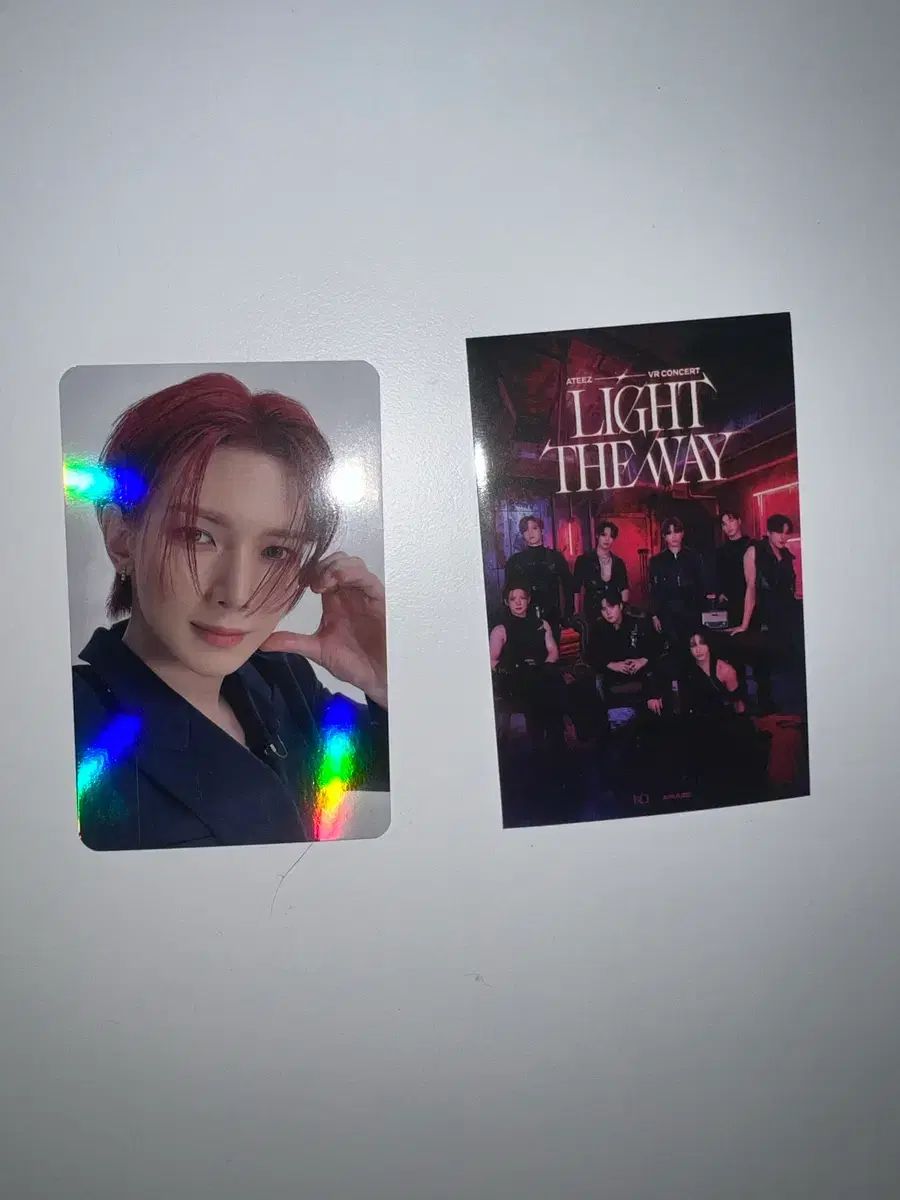 ATEEZ VR : LIGHT THE CONCERT WAY ヨサン トレカ 入場特典 - 映画