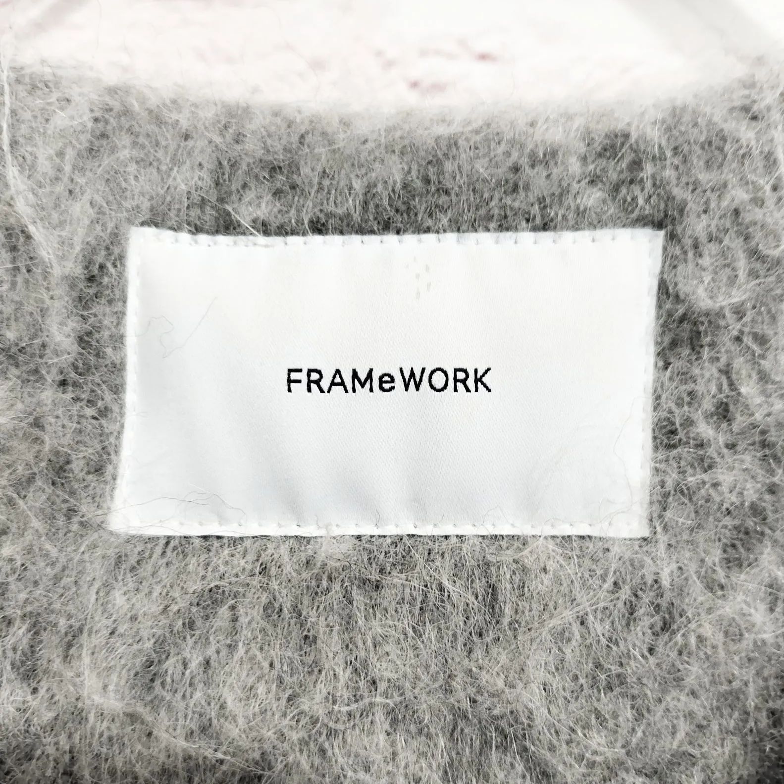 美品】FRAMeWORK ノーカラー シャギーコート モヘア アルパカ混 - メルカリ
