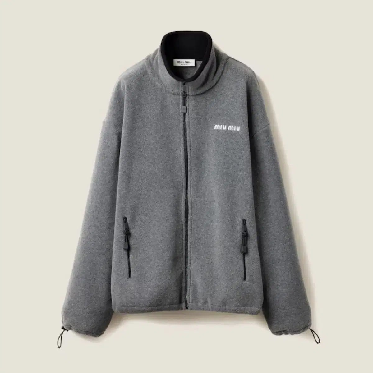 ミュウミュウ フリース スウェットシャツ ジャケット フリース miumiu
