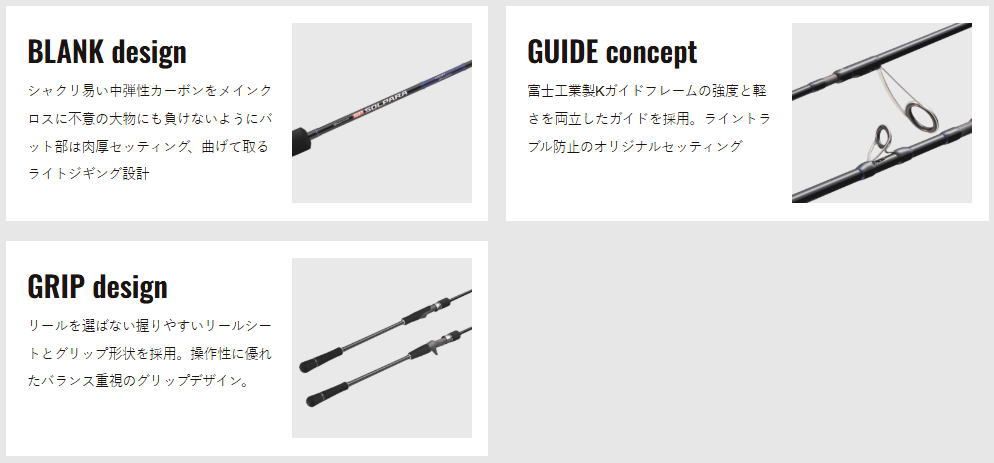 メジャークラフト 25 ソルパラ ライトジギング SPJLJ S 64 M スピニングモデル majorcraft