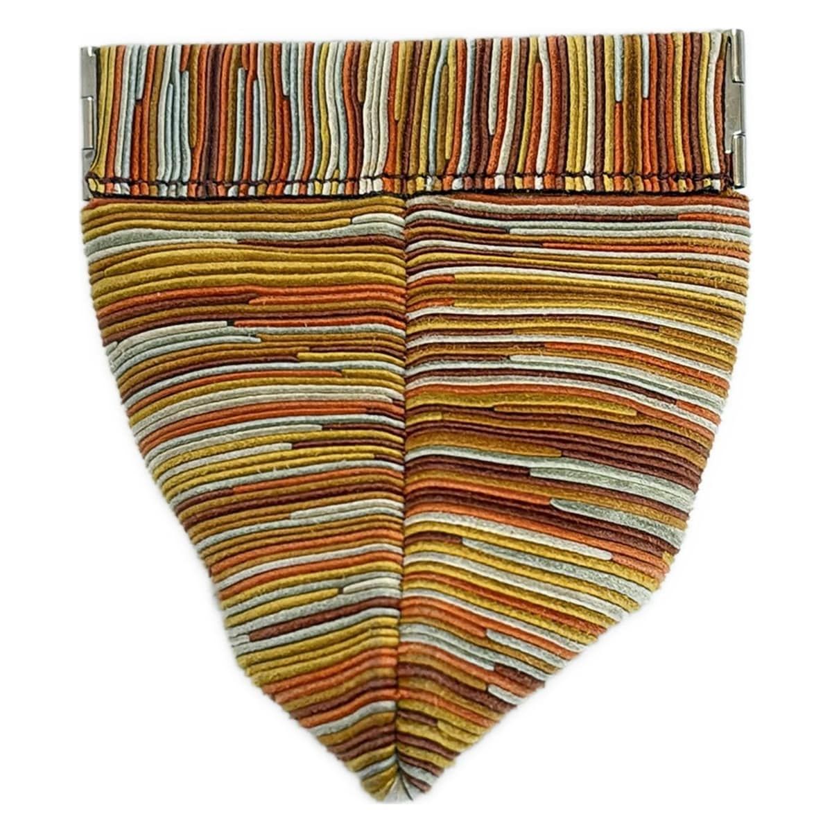 HERMES エルメス コインケース ジュル ブラウン×イエロー×マルチ