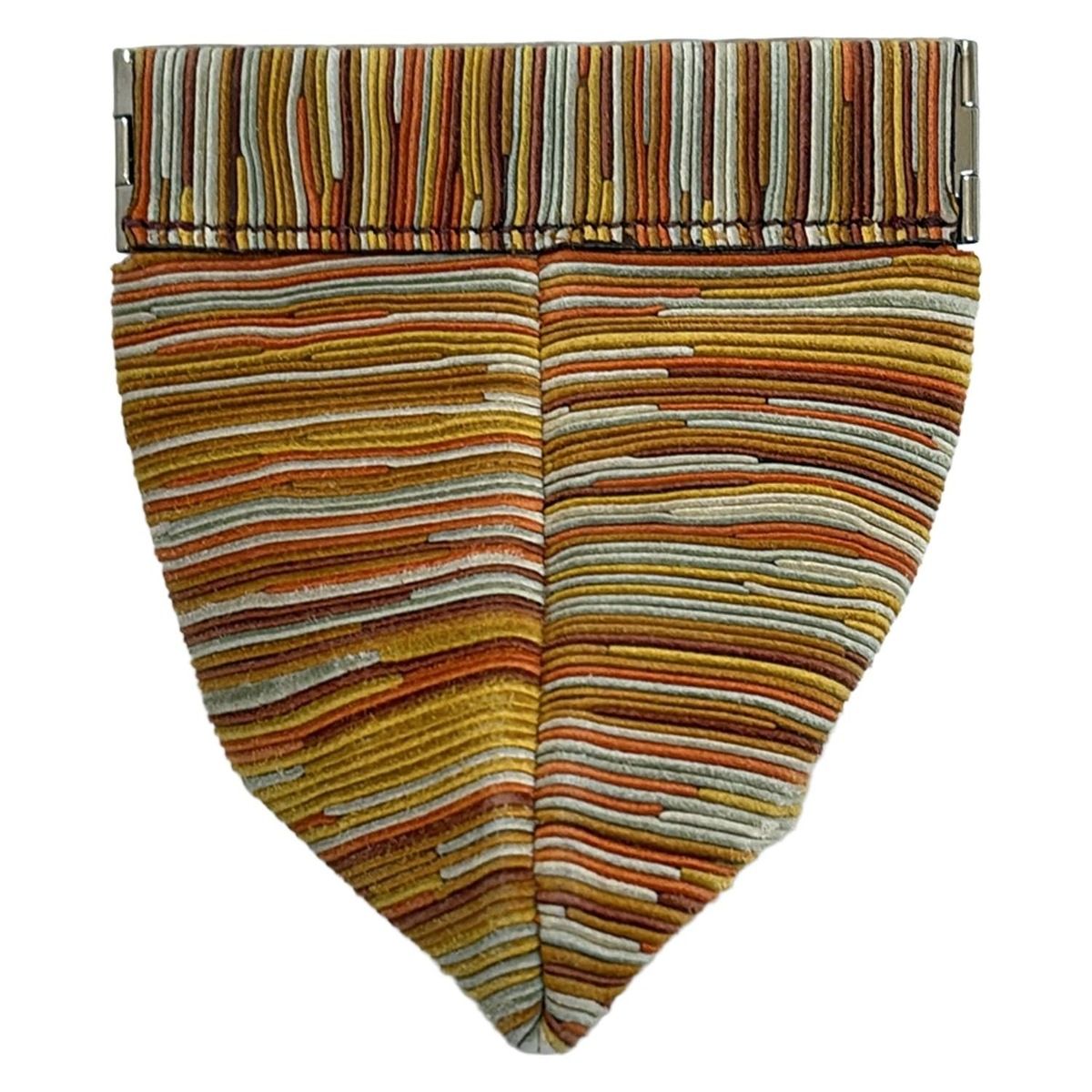 HERMES エルメス コインケース ジュル ブラウン×イエロー×マルチ