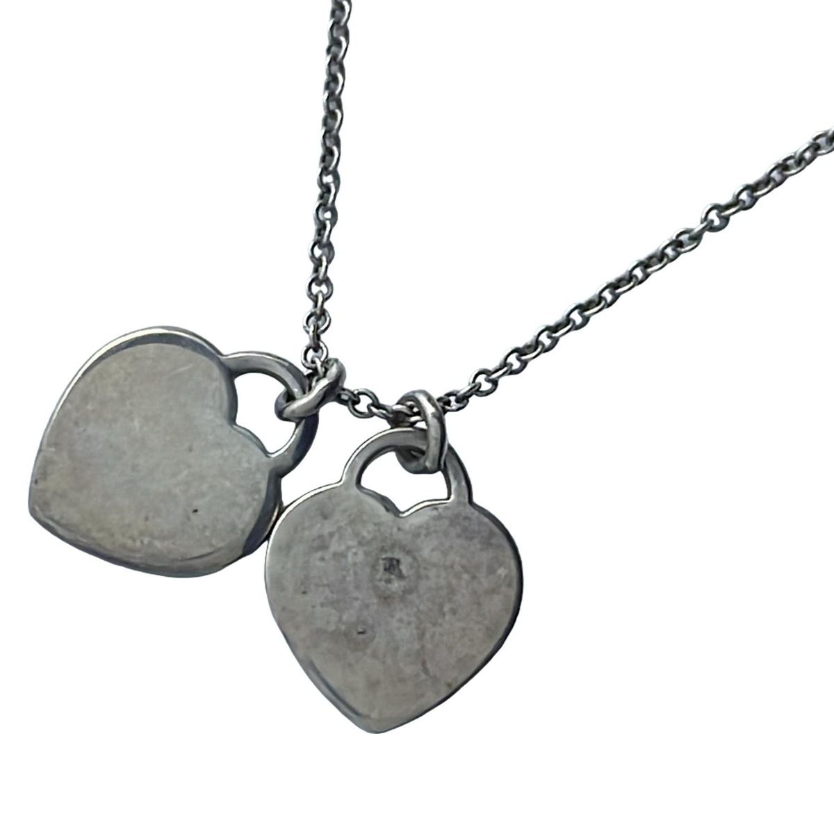  TIFFANY Co ティファニー ネックレス リターントゥ ダブルハートタグ シルバー ティファニーブルー ネックレス アクセサリー