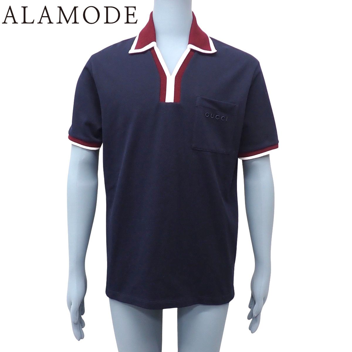 GUCCI(グッチ) コットンピケ ポロTシャツ ポロシャツ 2025年 アパレル