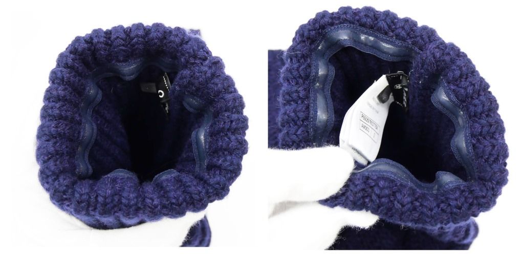 ニット ネイビー